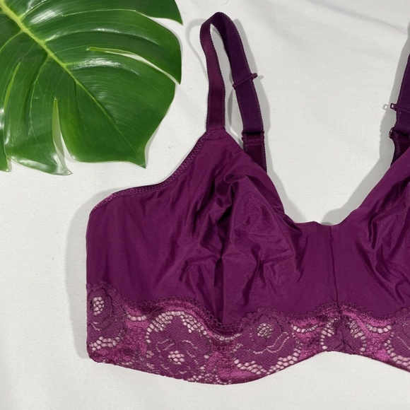 NEW Wacoal [ 38DD US ] Style Standard Underwire T-Shirt Bra in‎ Purple - Picture 6 of 12